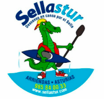  logotipo descenso del sella- sellastur